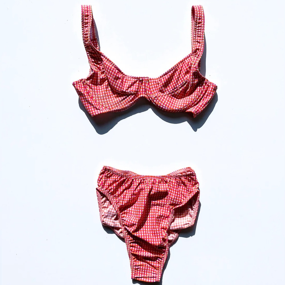 gingham bikini
